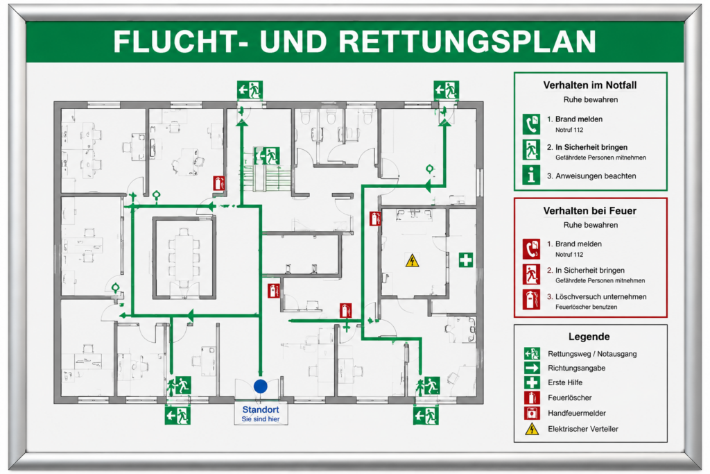 Flucht- und Rettungspläne erstellen lassen
